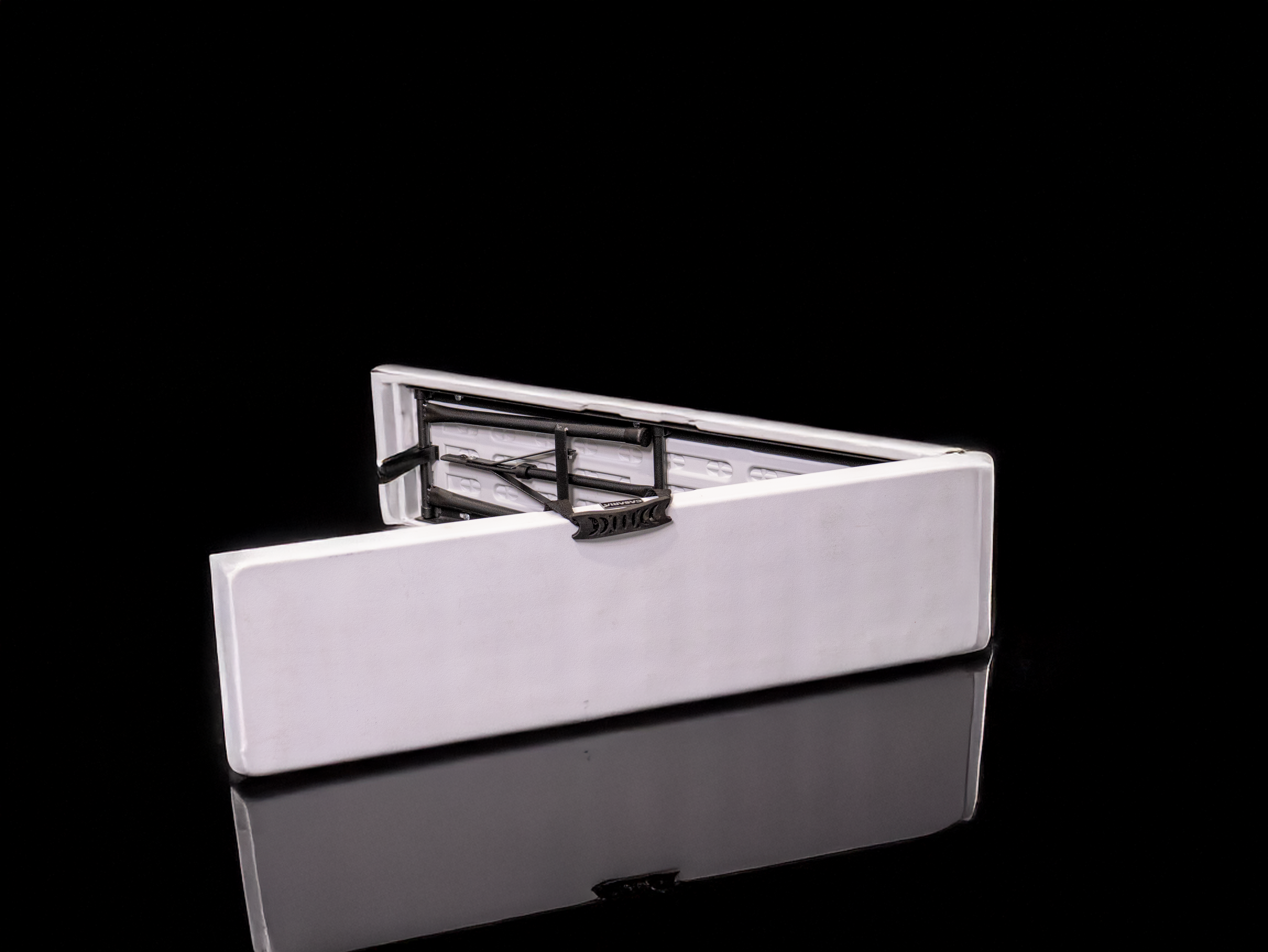 Bank für Banketttisch, mittig klappbar