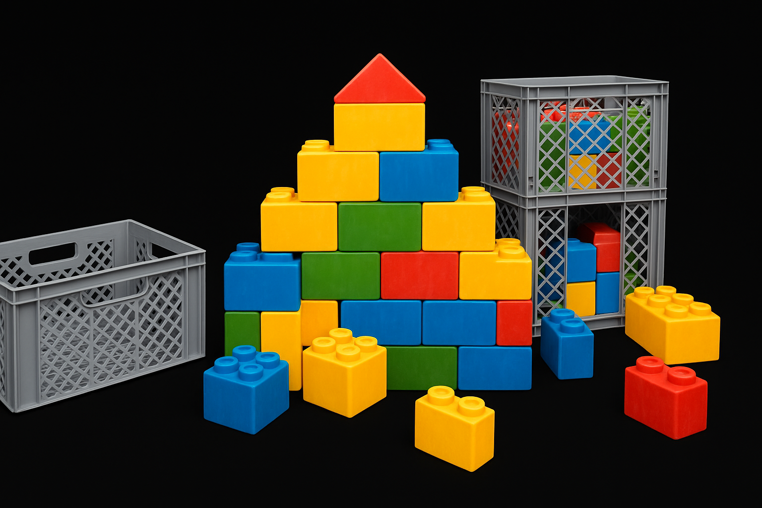 Riesenbausteine Set ( ca. 100 Teile)