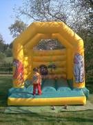 Hüpfburg 4x4m Tiger, mit Dach