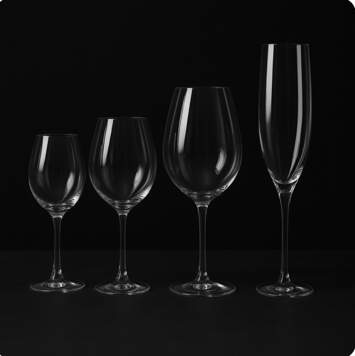 Mietglas Wein Rose auf 0,2 l geeicht/ VPE 24