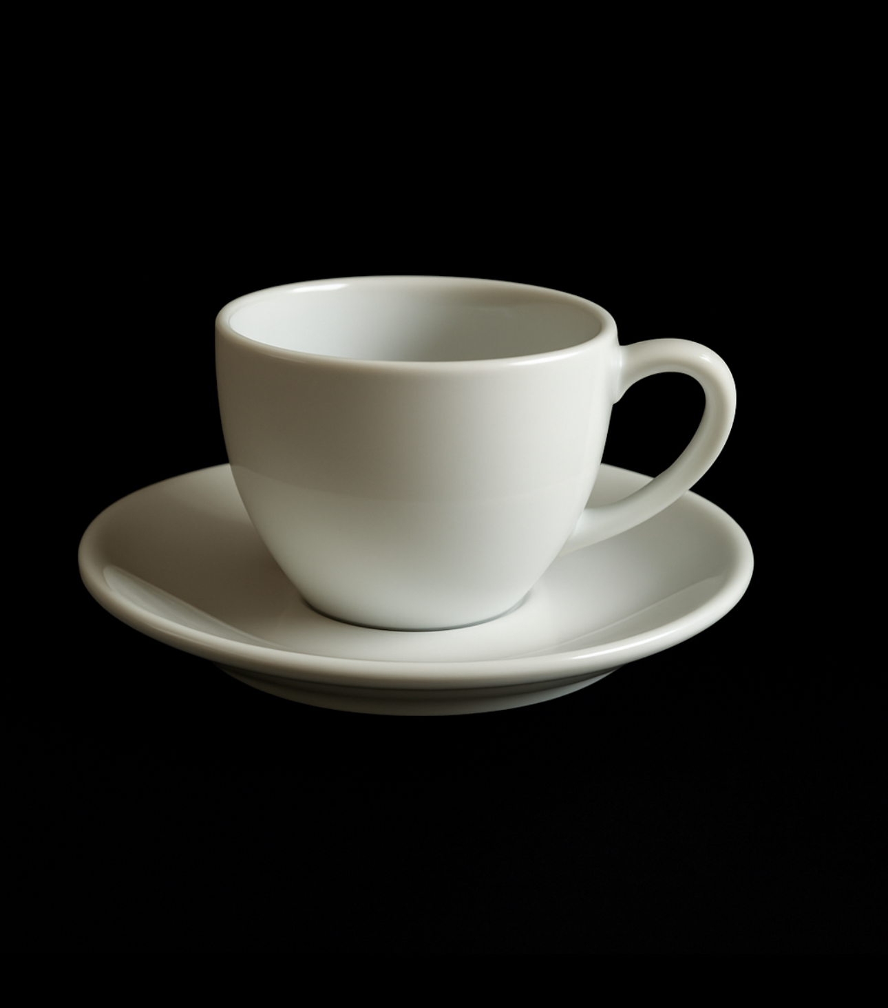 Mietgeschirr Espressotasse mit Untertasse