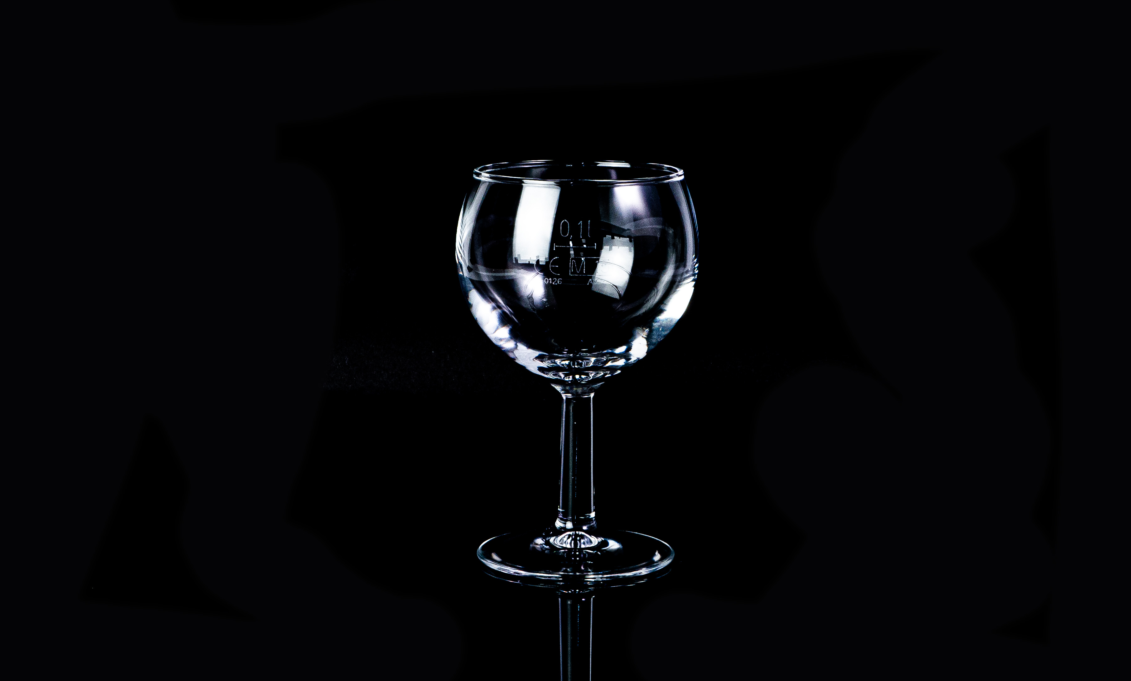 Mietglas Wein Ballon  0,1l