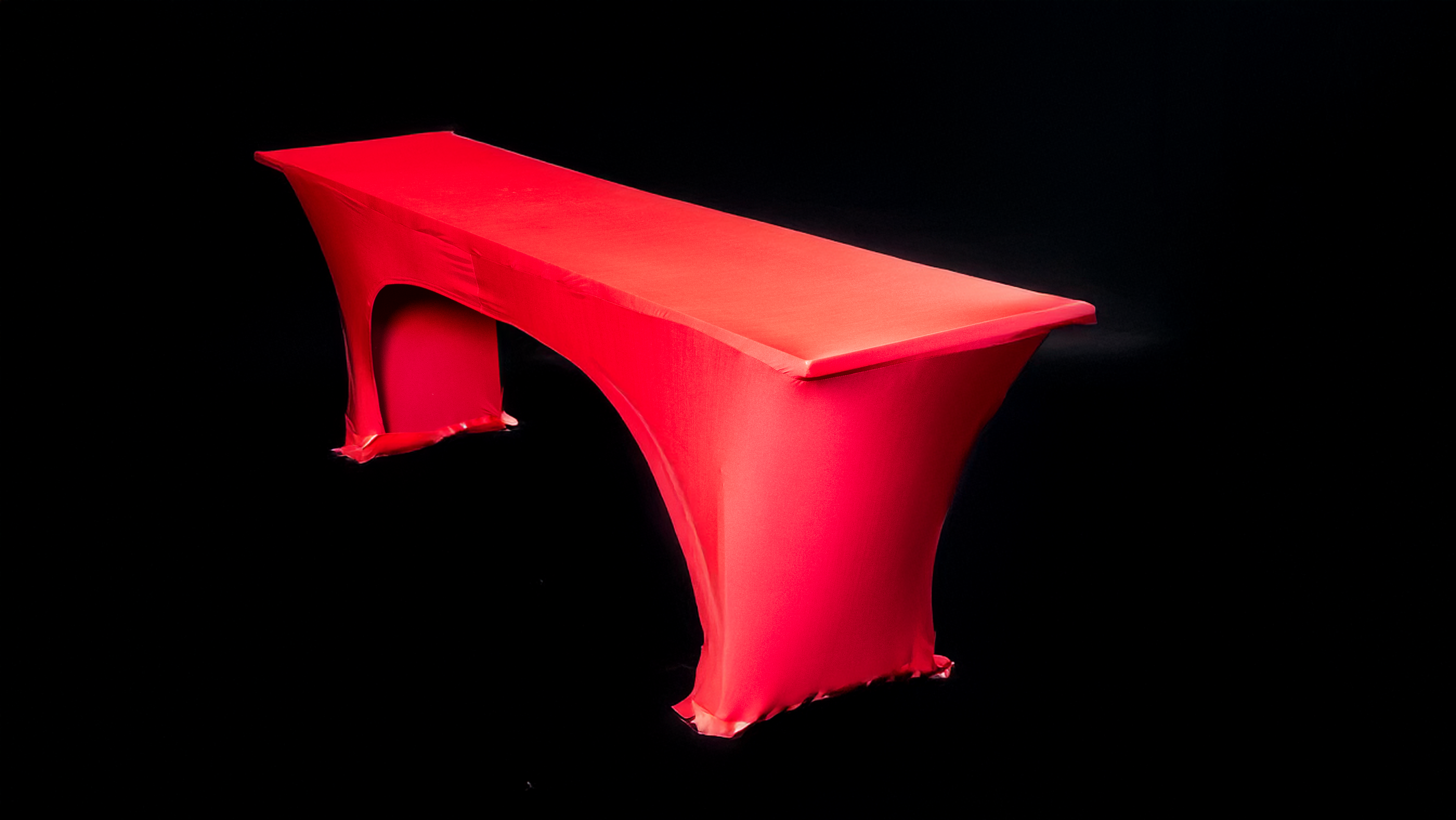 Stretchhusse Biertisch bordeaux rot (220x50cm)