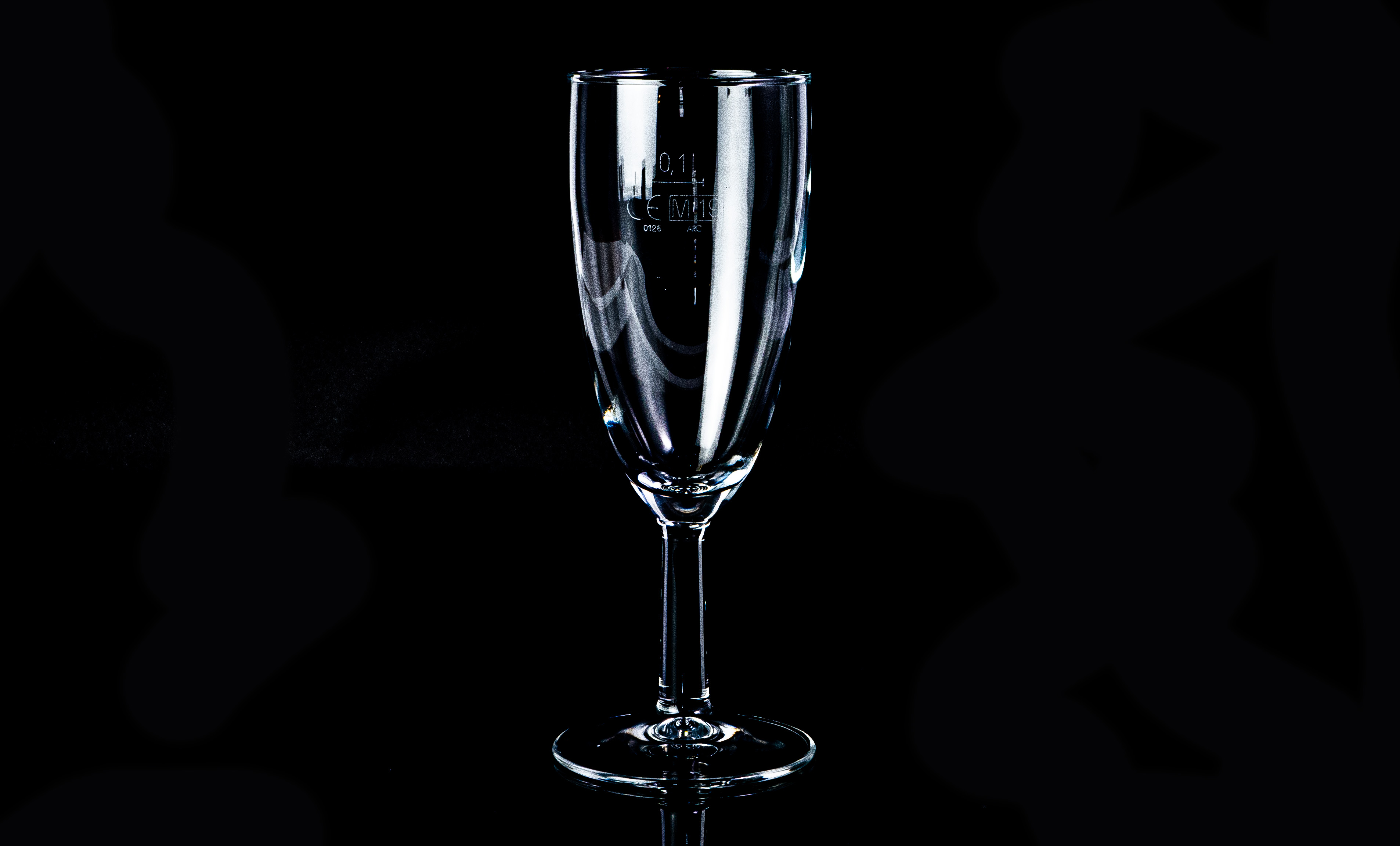 Mietglas Sektglas 0,1l / VPE 20