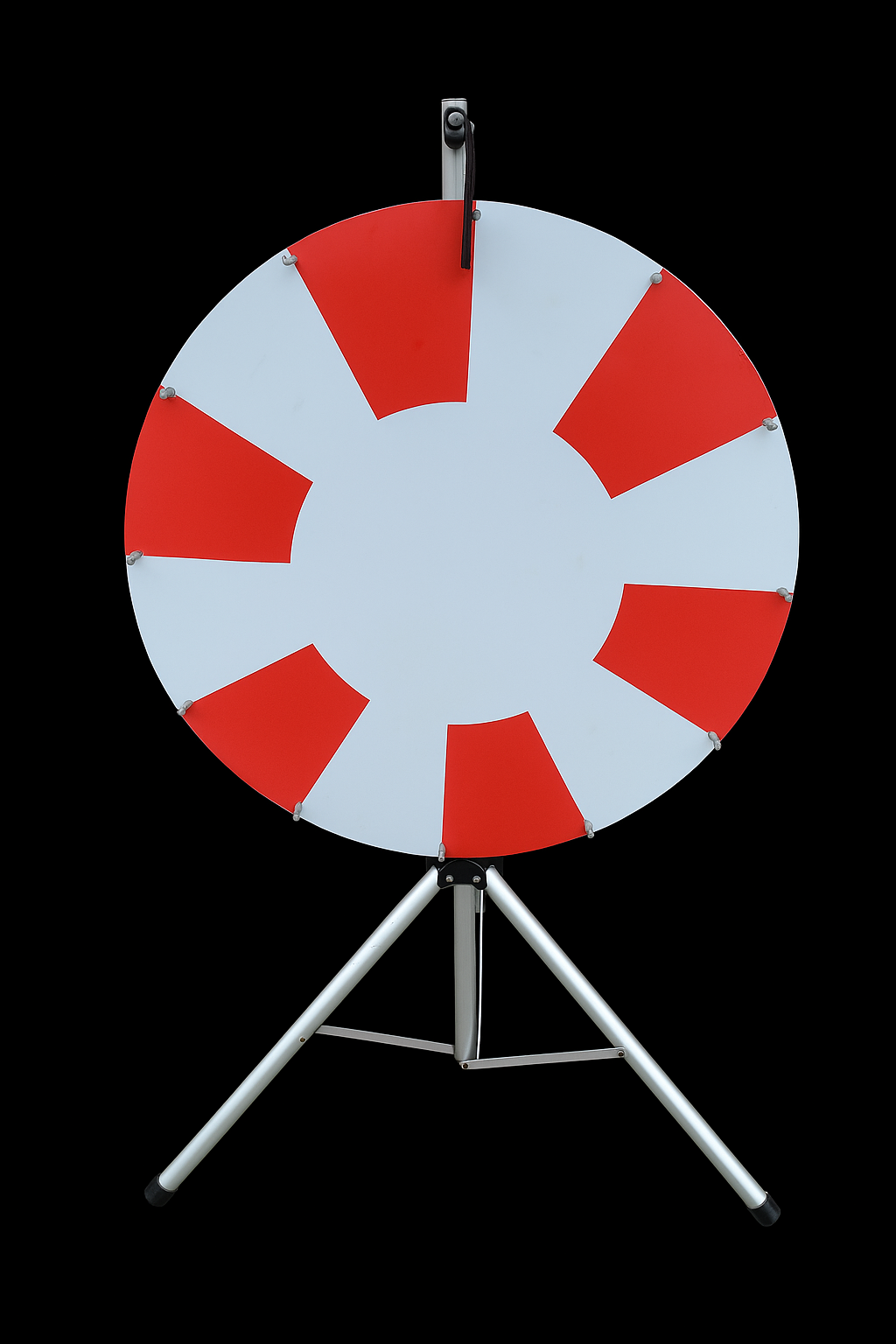 Glücksrad (12 Felder) Rot-weiß, 120cm