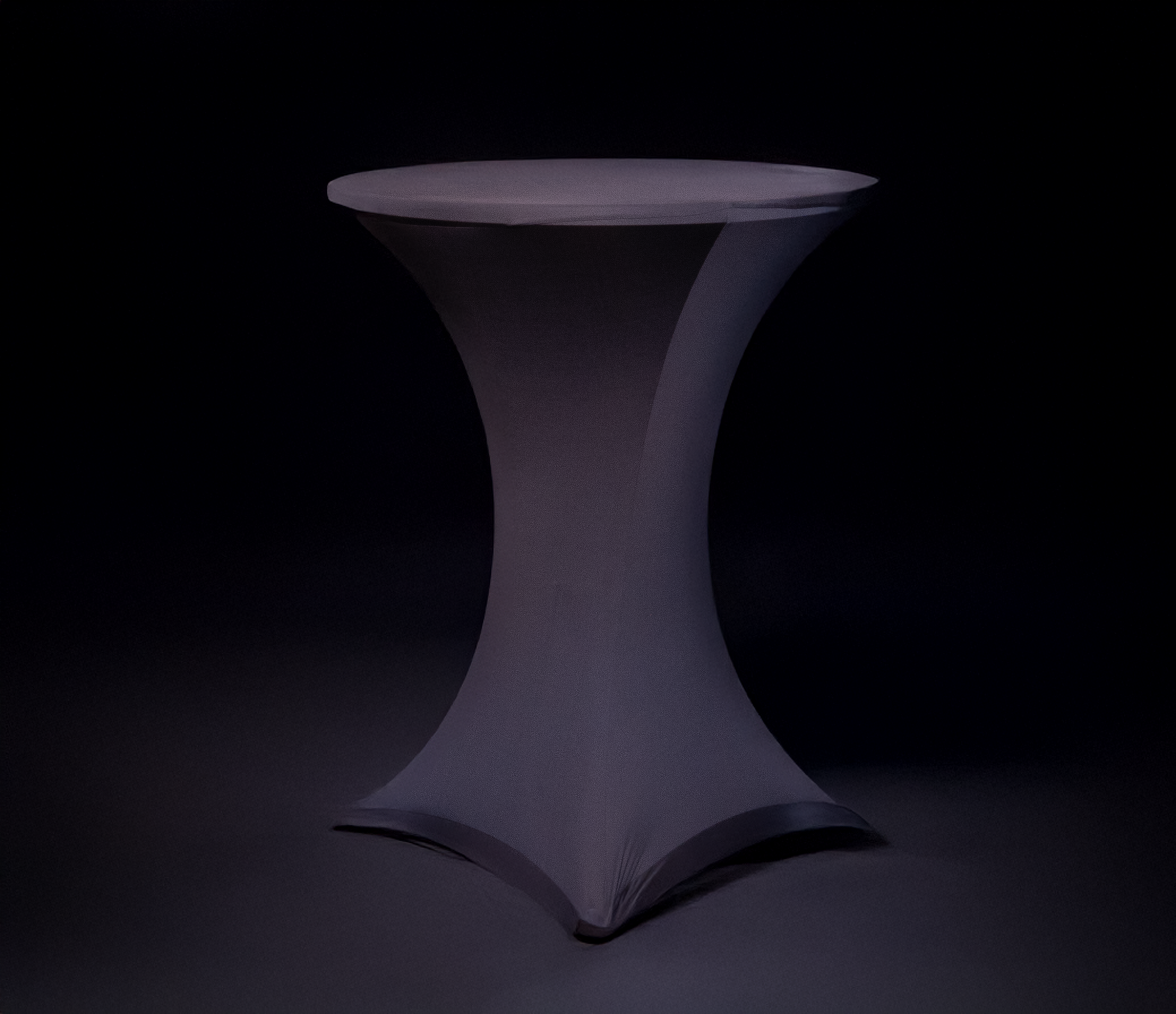 Stretchhusse schwarz, für Stehtische mit 80 cm Durchmesser ( ohne Topcover)