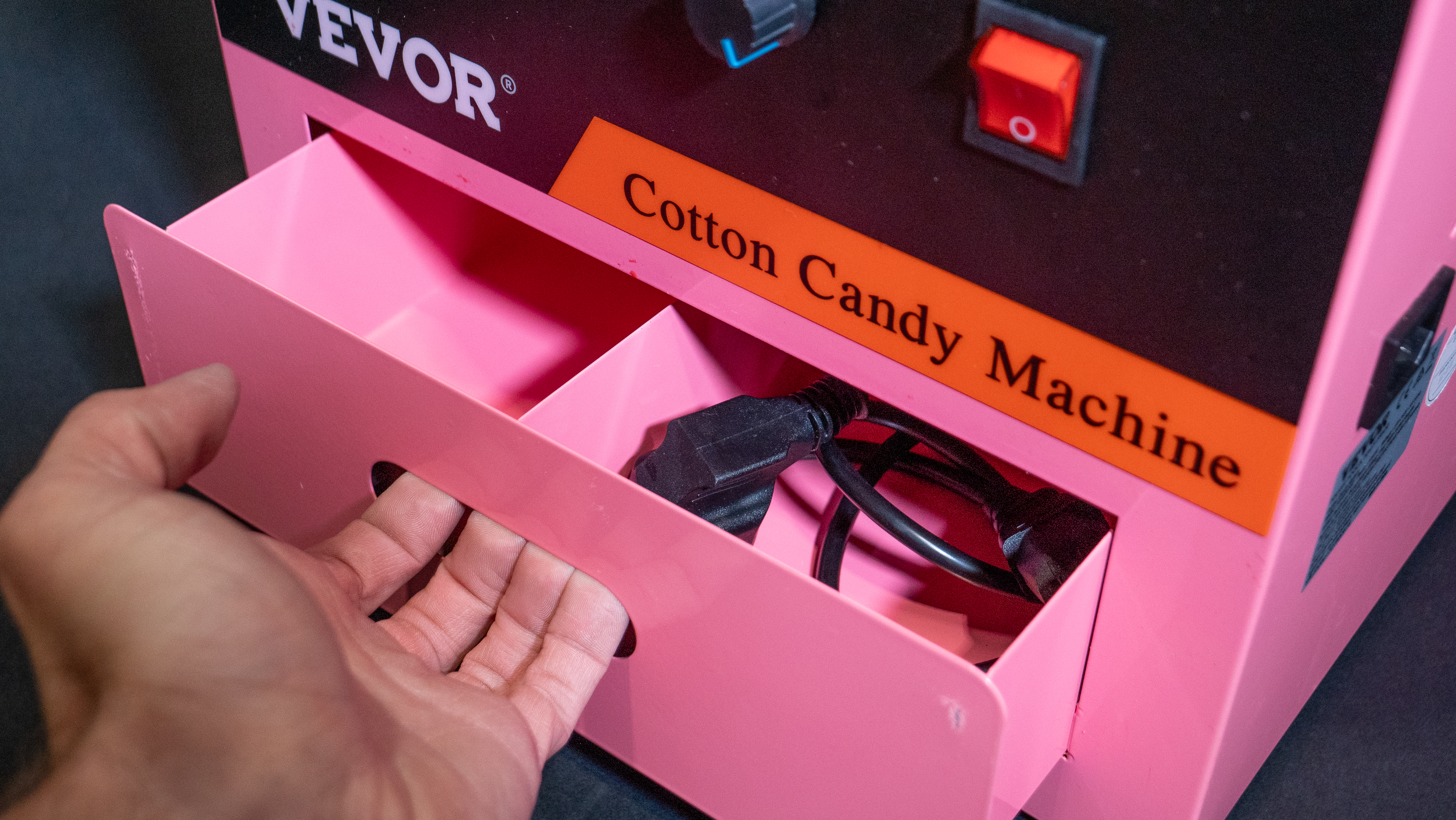 Zuckerwattemaschine 52 cm incl. Material für 100 Portionen