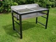 Holzkohlegrill aus Edelstahl (nur gereinigte Rückgabe)