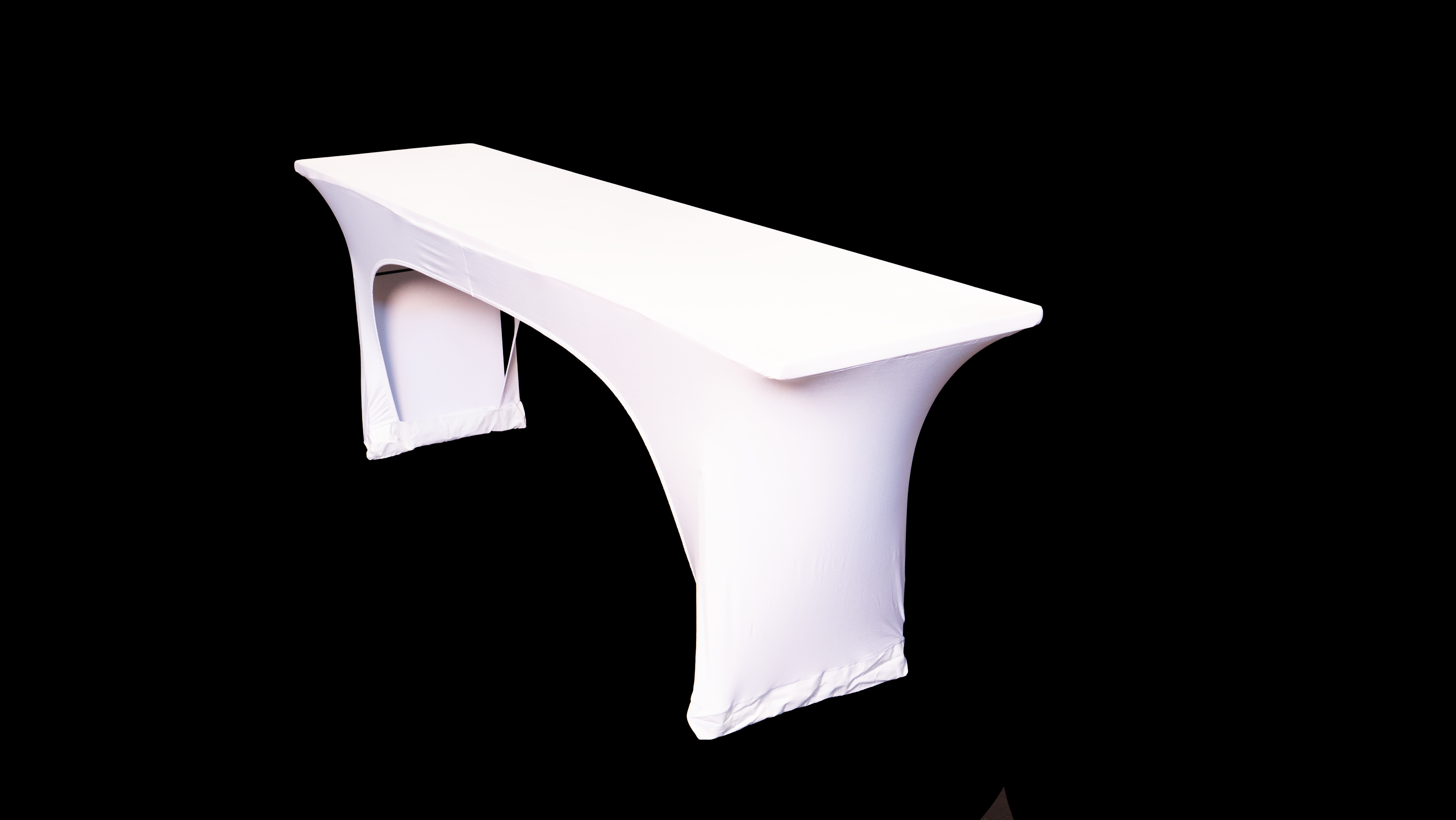 Stretchhusse Biertisch, reinweiß ( 220x50 cm) 