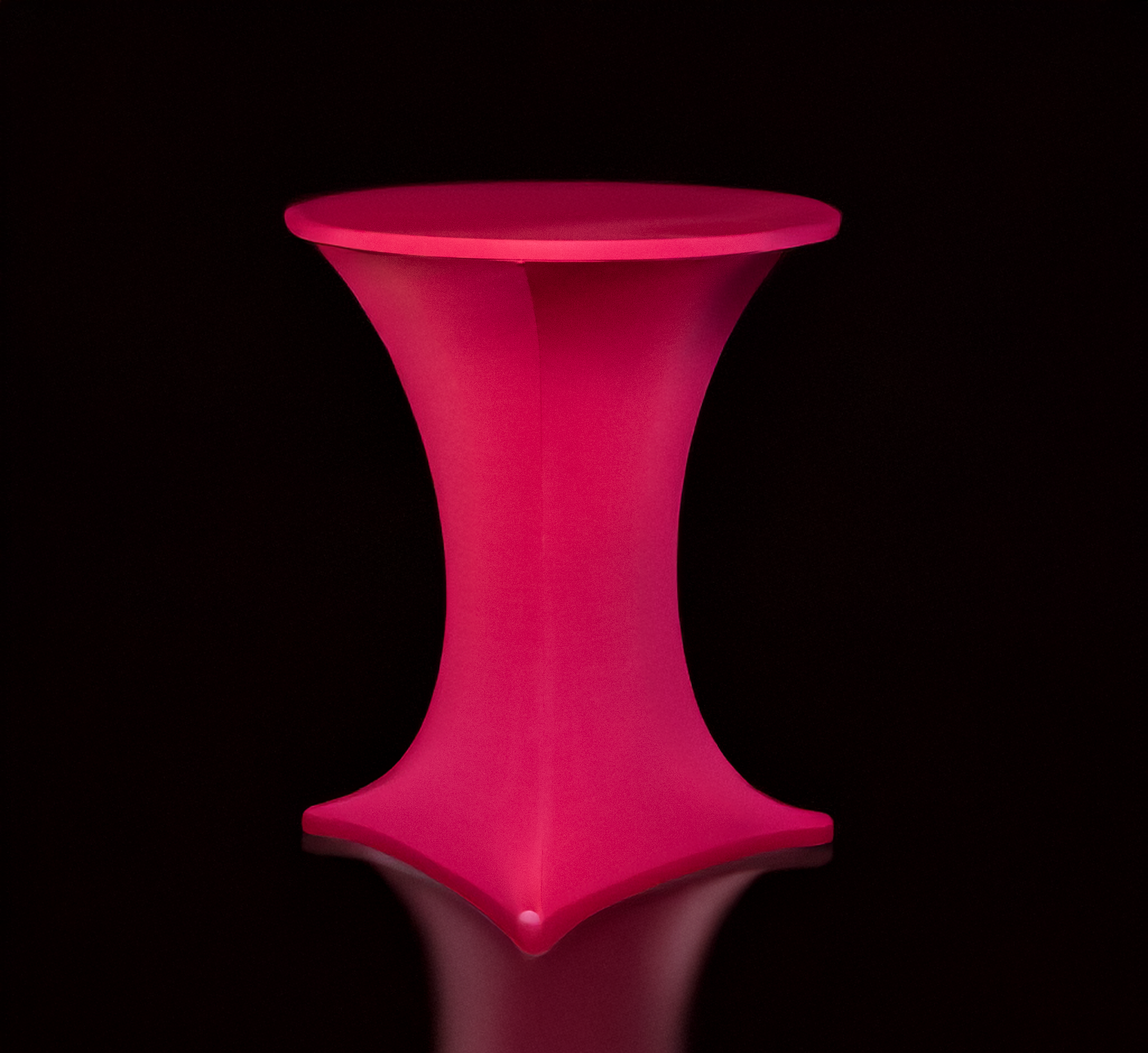 Stretchhusse bordeaux für Stehtisch 80 cm Durchmesser ( ohne Topcover)