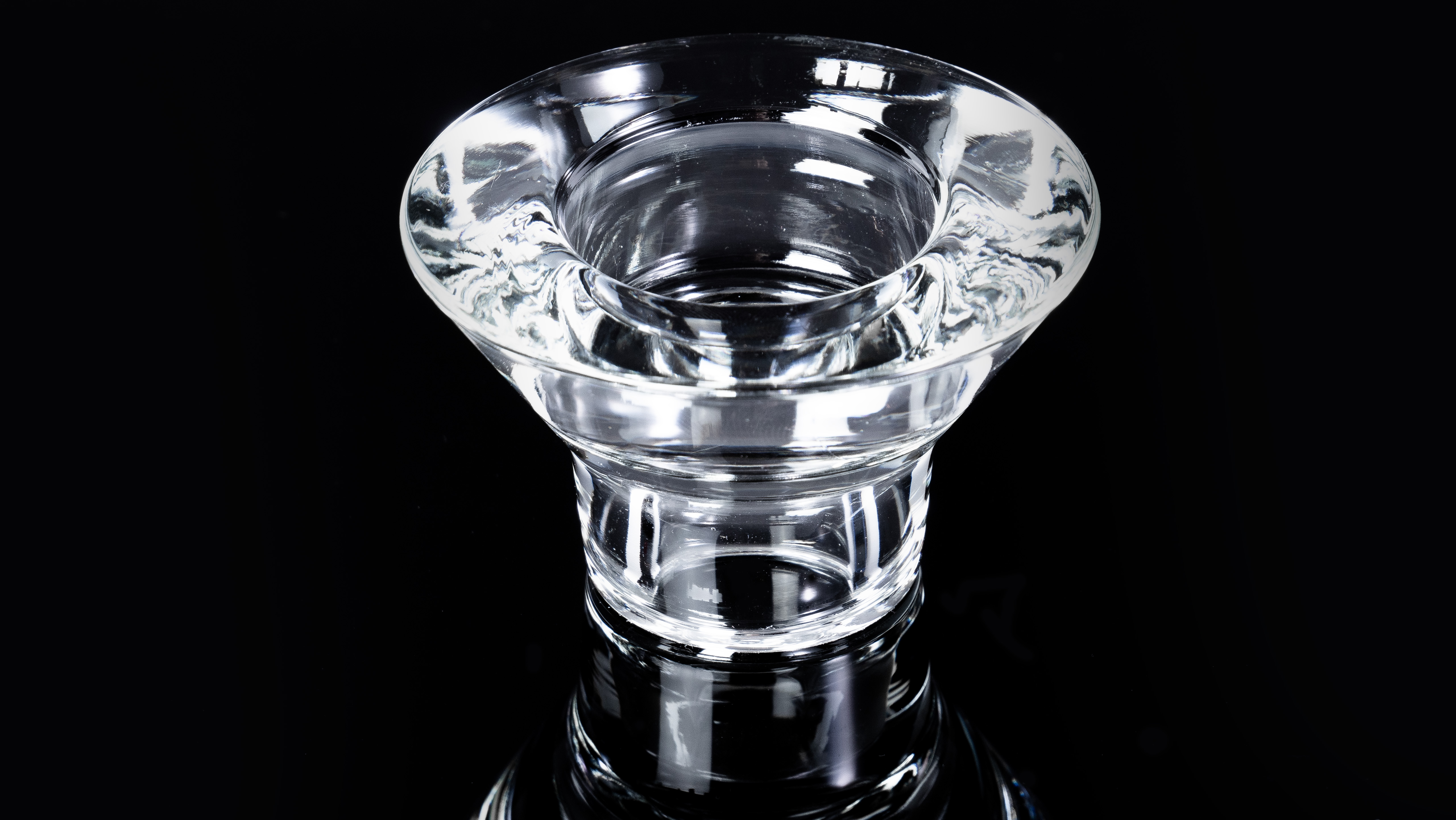 Kerzenleuchter Glas für eine Kerze oder ein Teelicht